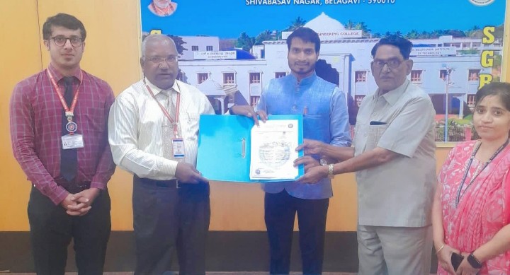 ಎಸ್‌ಜಿಬಿಐಟಿ ಎನ್‌ಎಸ್‌ಎಸ್ ಘಟಕ ಮತ್ತು ಅಂತರ್ಯಾಮಿ ಫೌಂಡೇಶನ್ ನಡುವೆ ಒಪ್ಪಂದ 
